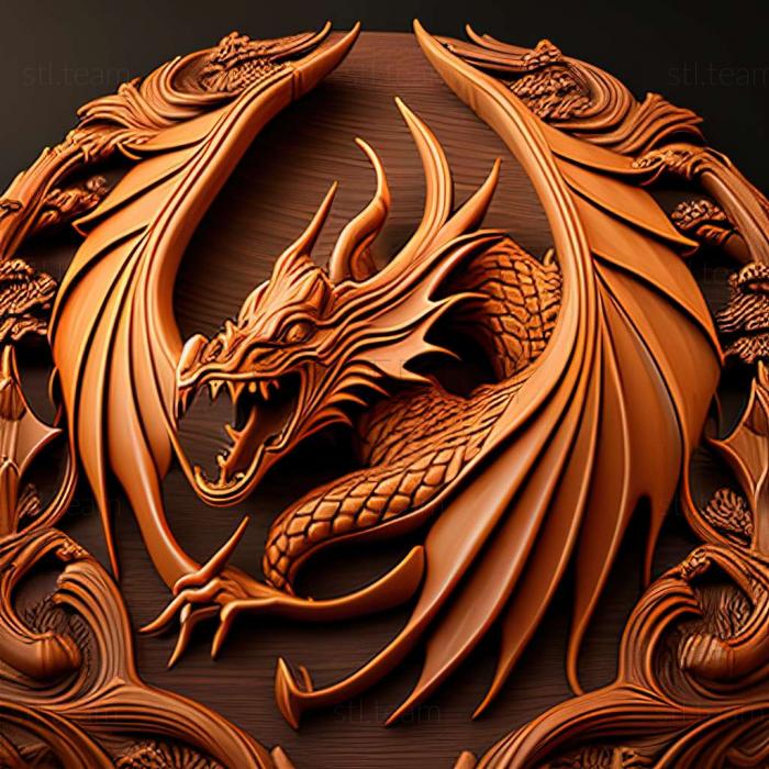 3D model Dragon (STL)